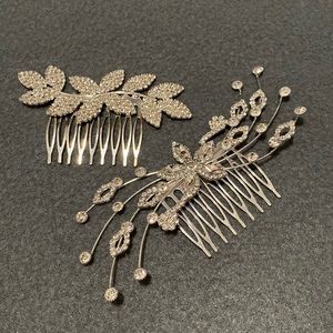 Bridesmaid hair ornament clips